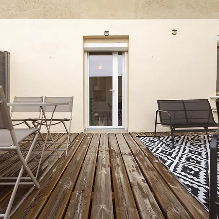 101 Chanzy - T1 Art Deco -terrasse - Gare - Centre Le Mans