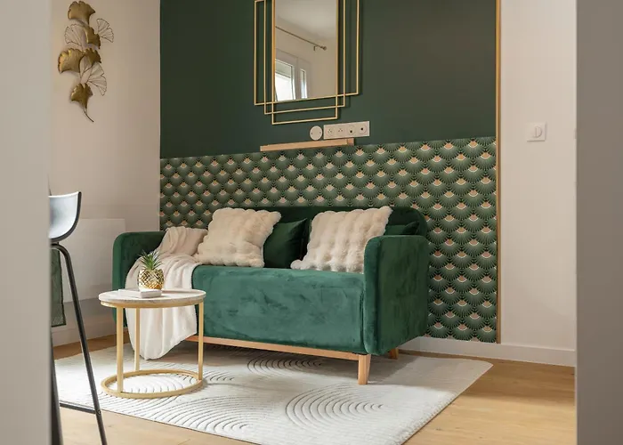 101 Chanzy - T1 Art Deco -terrasse - Gare - Centre Apartment Le Mans